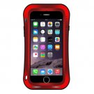 For iPhone 7 Red LOVE MEI Dustproof Shockproof Anti-slip Metal Case