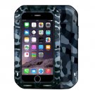 For iPhone 7 Camouflage LOVE MEI Dustproof Shockproof Anti-slip Metal Case