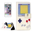 For iPhone 7 Plus Game Boy Leather Case with Card Slots, Wallet & Holder