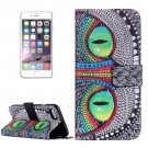 For iPhone 7 Plus Cheshire Cat Leather Case with Card Slots, Wallet & Holder