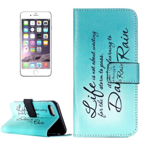 For iPhone 7 Plus Dancing Leather Case with Card Slots, Wallet & Holder