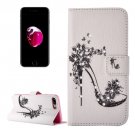 For iPhone 7 Plus heel Magnetic Leather Case with Holder, CB Slots & Wallet