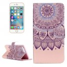 For iPhone 7 Plus Lotus Flip Leather Case with Holder & Card Slots & Wallet