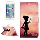 For iPhone 7 Plus Wishing Flip Leather Case with Holder & Card Slots & Wallet