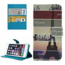For iPhone 7 Plus Eiffel Flip Leather Case with Holder & Card Slots & Wallet