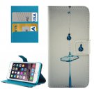For iPhone 7 Plus Pendant Flip Leather Case with Holder & Card Slots & Wallet
