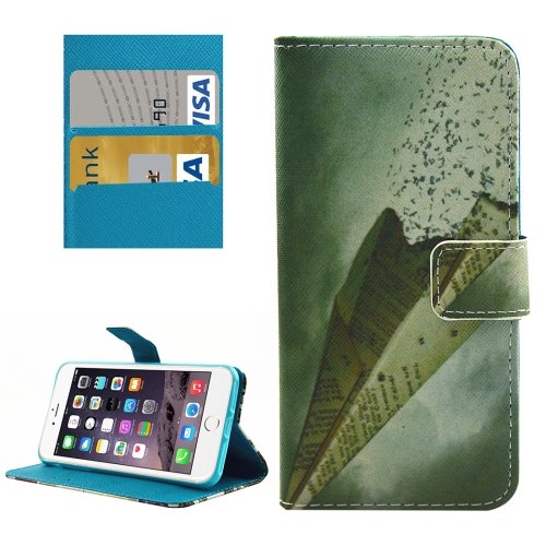 For iPhone 7 Plus Plane Flip Leather Case with Holder & Card Slots & Wallet