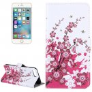 For iPhone 7 Plus Blossom Leather Case with Holder, Card Slots & Wallet