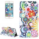 For iPhone 7 Plus Fireworks Leather Case with Holder, Card Slots & Wallet