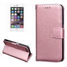 For iPhone 7 Plus Pink Knead Skin Case with Holder, Card Slots & Wallet