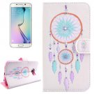 For Galaxy S6 Edge Windbell Leather Case with Holder, Wallet & Card Slots