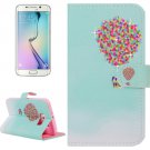 For Galaxy S6 Edge Balloon Leather Case with Holder, Wallet & Card Slots