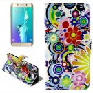 For Galaxy S6 Edge Daisy Leather Case with Holder, Wallet & Card Slots