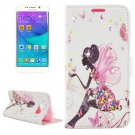 For Galaxy S6 Edge Rhinestone Pattern Leather Case with Holder & Wallet