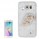 For Galaxy S6 Edge Diamond Encrusted Fishes Pattern Protective Case
