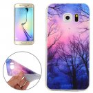 For Galaxy S6 Edge Clouds Pattern TPU Protective Case