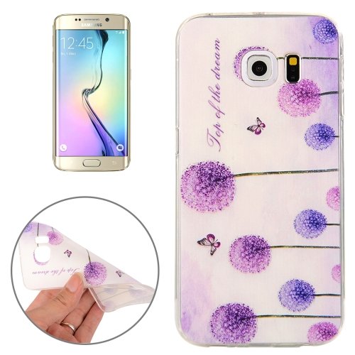For Galaxy S6 Edge Dandelion Pattern TPU Protective Case