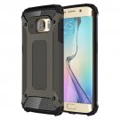 For Galaxy S6 Edge Bronze Tough Armor TPU + PC Combination Case