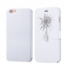 For iPhone 6/6s Fevelove Pearl Magnetic Buckle Leather Case with Card Slots
