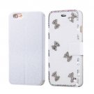 For iPhone 6/6s Fevelove Bowknot Magnetic Buckle Leather Case with Card Slots