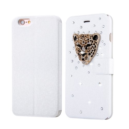 For iPhone 6/6s Fevelove Leopard Magnetic Buckle Leather Case with Card Slots