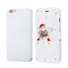 For iPhone 6/6s Fevelove Christmas Magnetic Buckle Leather Case with Card Slots
