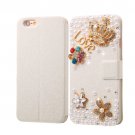 For iPhone 6/6s Diamond Crown Leather Case with Magnetic Buckle, Card Slots