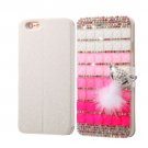 For iPhone 6/6s Diamond Fox Leather Case with Magnetic Buckle, Card Slots
