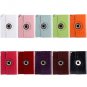 For iPad Air 2 Red 360° Rotation Crocodile texture Leather Case with 3 Gears Holder