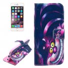 For iPhone 6/6s Cat Pattern Leather Case with Holder, Wallet & Card Slots