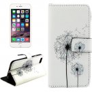 For iPhone 6/6s Cross Dandelions Leather Case with Holder, Wallet & Card Slots