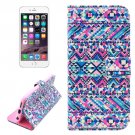 For iPhone 6/6s Tribal Leather Case with Holder, Wallet & Card Slots