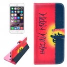 For iPhone 6/6s Sun Leather Case with Holder, Wallet & Card Slots