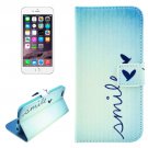 For iPhone 6/6s Smile Leather Case with Holder, Money pocket  & Card Slots