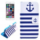 For iPhone 6/6s Anchor Leather Case with Holder, Money pocket  & Card Slots