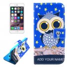 For iPhone 6/6s Owl Leather Case with Holder, Money pocket  & Card Slots