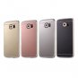 For Galaxy S7 Edge Rose Gold Plating Mirror TPU Protective Case