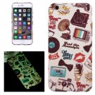 For iPhone 6/6s Household Pattern PC Protective Case with Noctilucent
