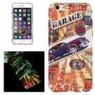 For iPhone 6/6s Garage Pattern PC Protective Case with Noctilucent