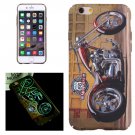 For iPhone 6/6s Motorcycle Pattern PC Protective Case with Noctilucent