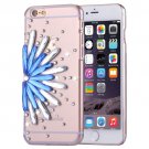 For iPhone 6/6s Fevelove Diamond Flower Protective Case Back Cover
