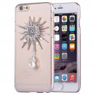 For iPhone 6/6s Fevelove Diamond Sunflower Protective Case Back Cover