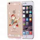 For iPhone 6/6s Fevelove Diamond Christmas Protective Case Back Cover