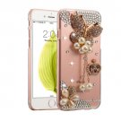For iPhone 6/6s Fevelove Diamond Butterfly Protective Case Back Cover