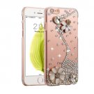 For iPhone 6/6s Fevelove Diamond Flower Protective Case Back Cover
