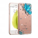 For iPhone 6/6s Fevelove Diamond Butterfly Protective Case Back Cover