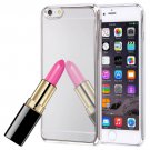 For iPhone 6/6s Silver Electroplating Mirror TPU Protective Cover Case