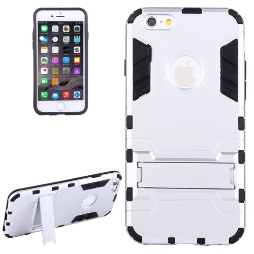 For iPhone 6/6s Separable TPU + PC Combination Case with Holder - # Colors