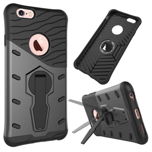 For iPhone 6/6s Rotating Tough Armor TPU+PC Combination Case - # Colors