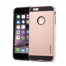 For iPhone 6/6s Brushed Texture PC + TPU Protective Case - # Colors